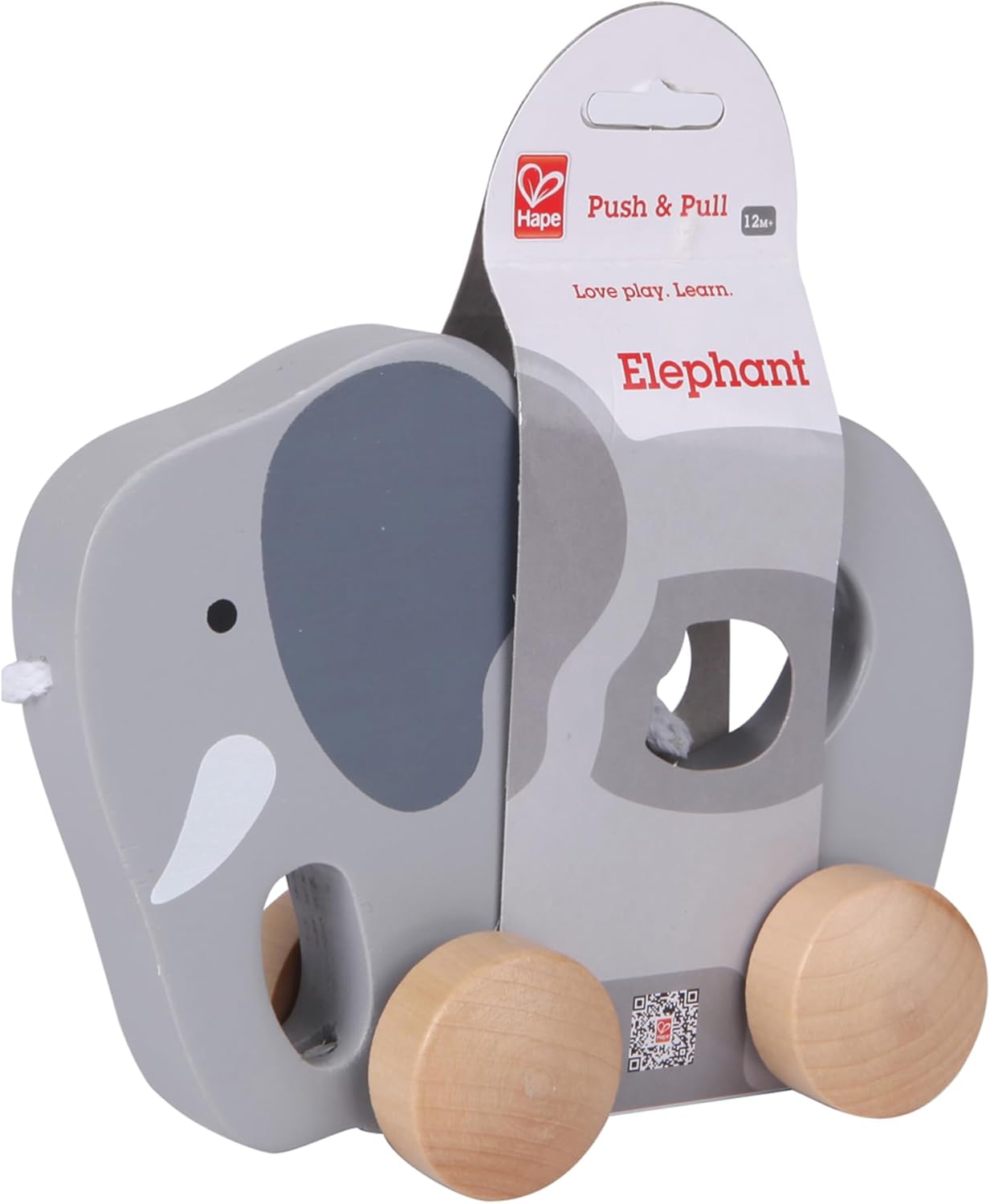 - Elephant Wooden Push and Pull Toy