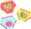Organic Cotton Potty Training Underwear for Toddlers & Infants – Soft & Absorbent, Reusable Underwear for Boys & Girls, Transition from Diapers Garden Creatures 3T-4T