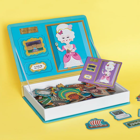 - Magneti’Book History - Educational Magnetic Games - Toy for Kids Toddler Children - Imagination and Creativity Game - Fine Motor Skills Toy - 3 to 8 Years - J02598