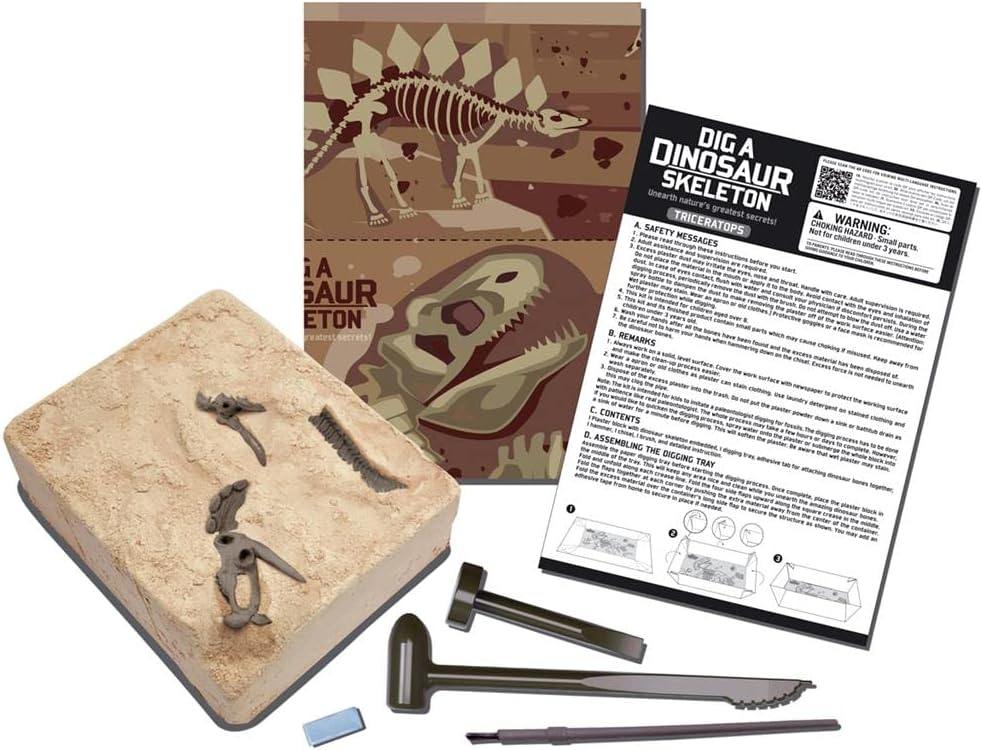 Kidz Labs Dig a Triceratops Skeleton