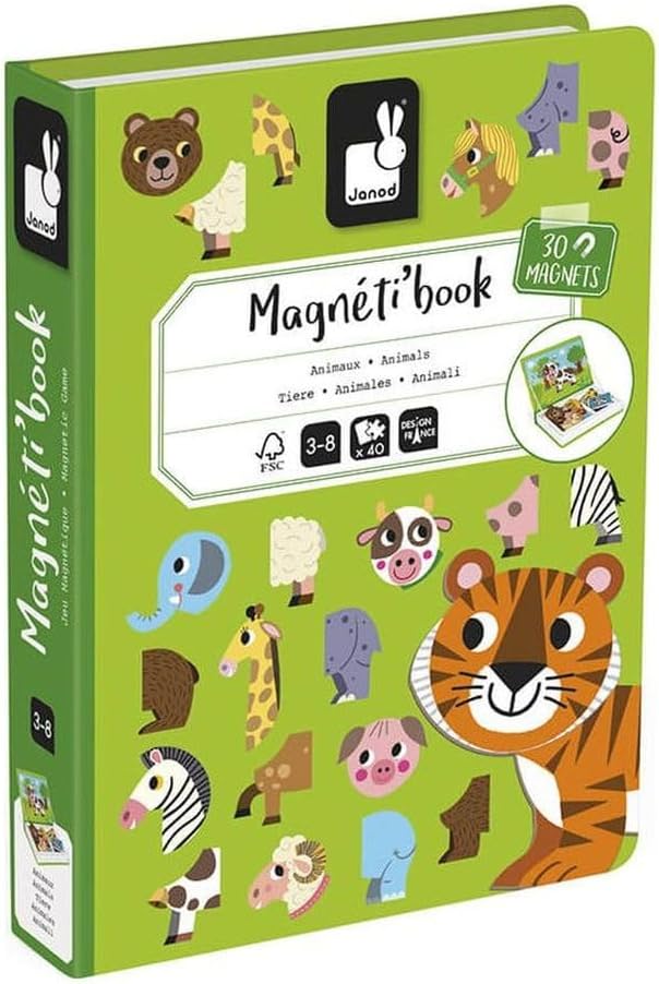 Magnetibook Animals, Multi 19 X 4 X 26 Cm / 7.5 X 1.6 X 10.2 In.