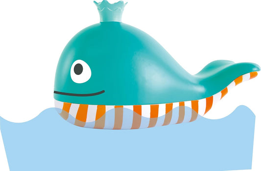 Bubble Blowing Whale | Baby Squirt Toy for Bath Time Play, Blue