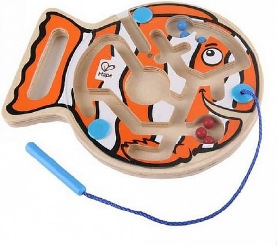 - Go-Fish-Go Magnetic Wooden Maze Puzzle