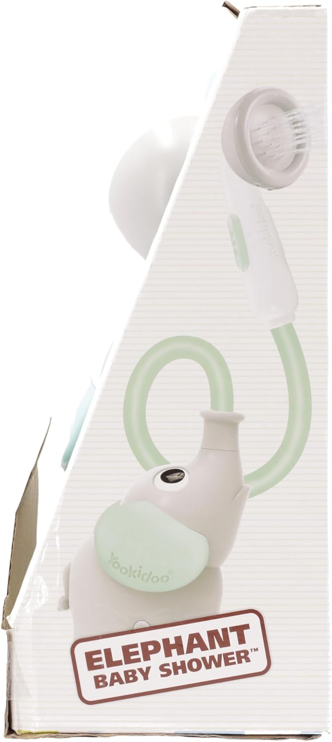 - Elephant Baby Bath Shower Head - Teal - Suitable for Newborns, Infants, and Toddlers - Can Be Used as a Bath Toy - Compact and Portable - from Birth – 40212