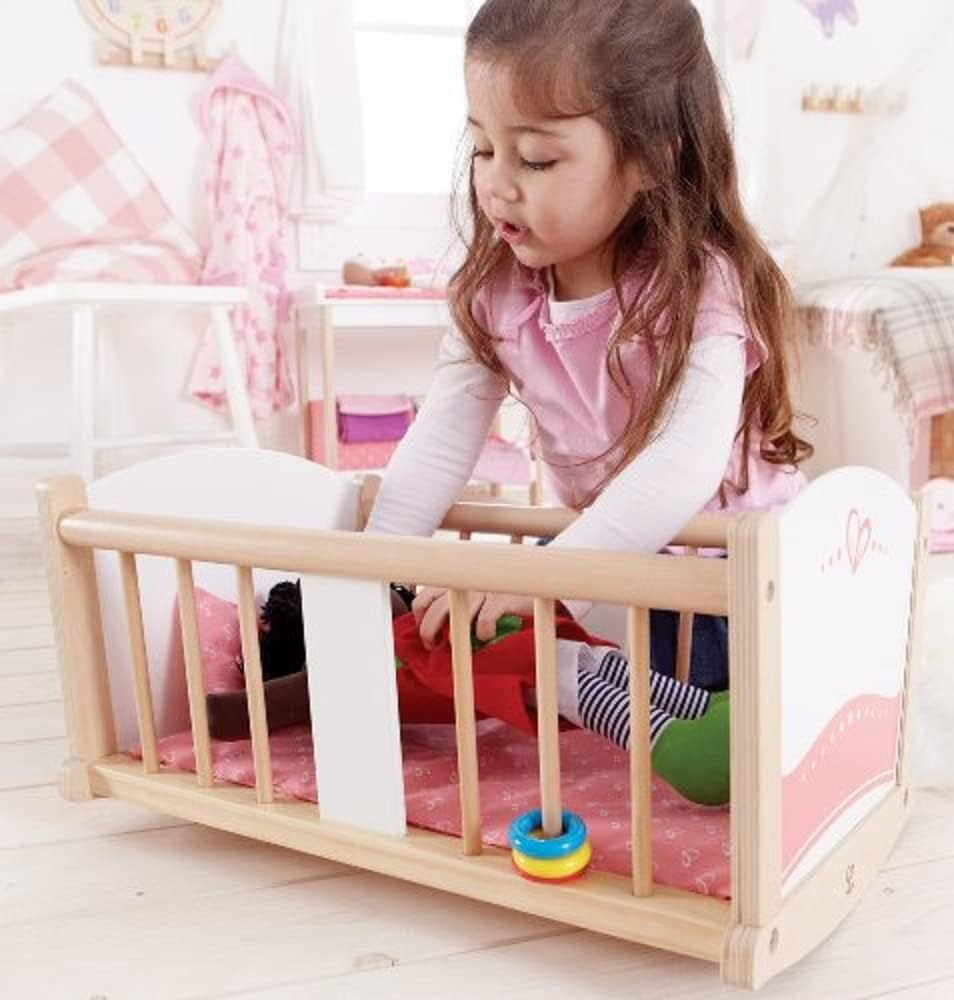 - Babydoll Wooden Rock-A-Bye Cradle