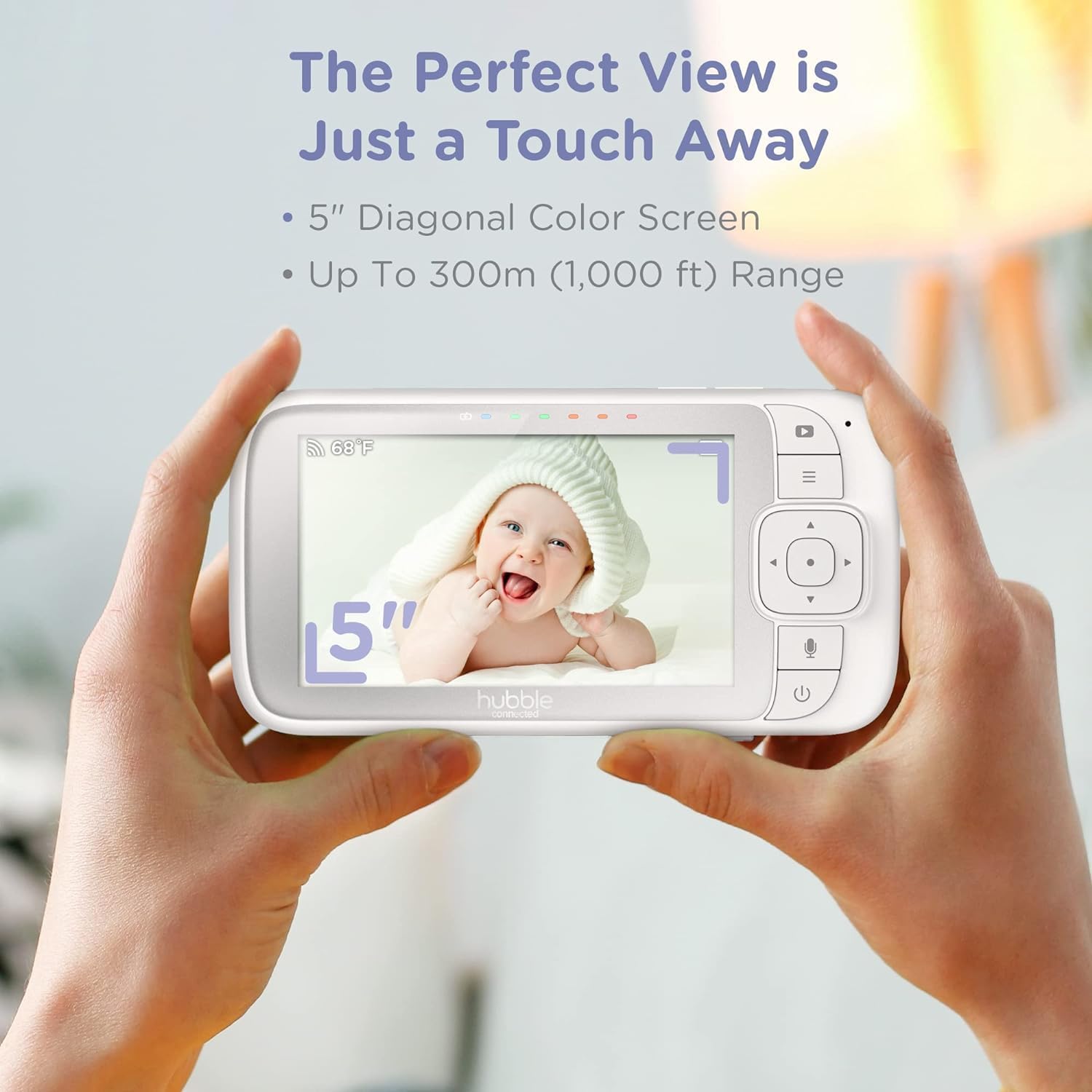 - Nursery View Pro - 5 In. Video Baby Monitor with Pan, Tilt and Zoom - HCNVPRO-CA