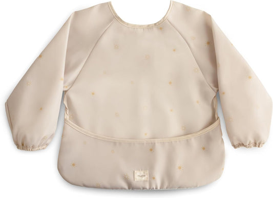 Long Sleeve Baby Bib | Mess Free & Waterproof Fabric for Toddlers | Adjustable Fit for Ages 6-24 Months