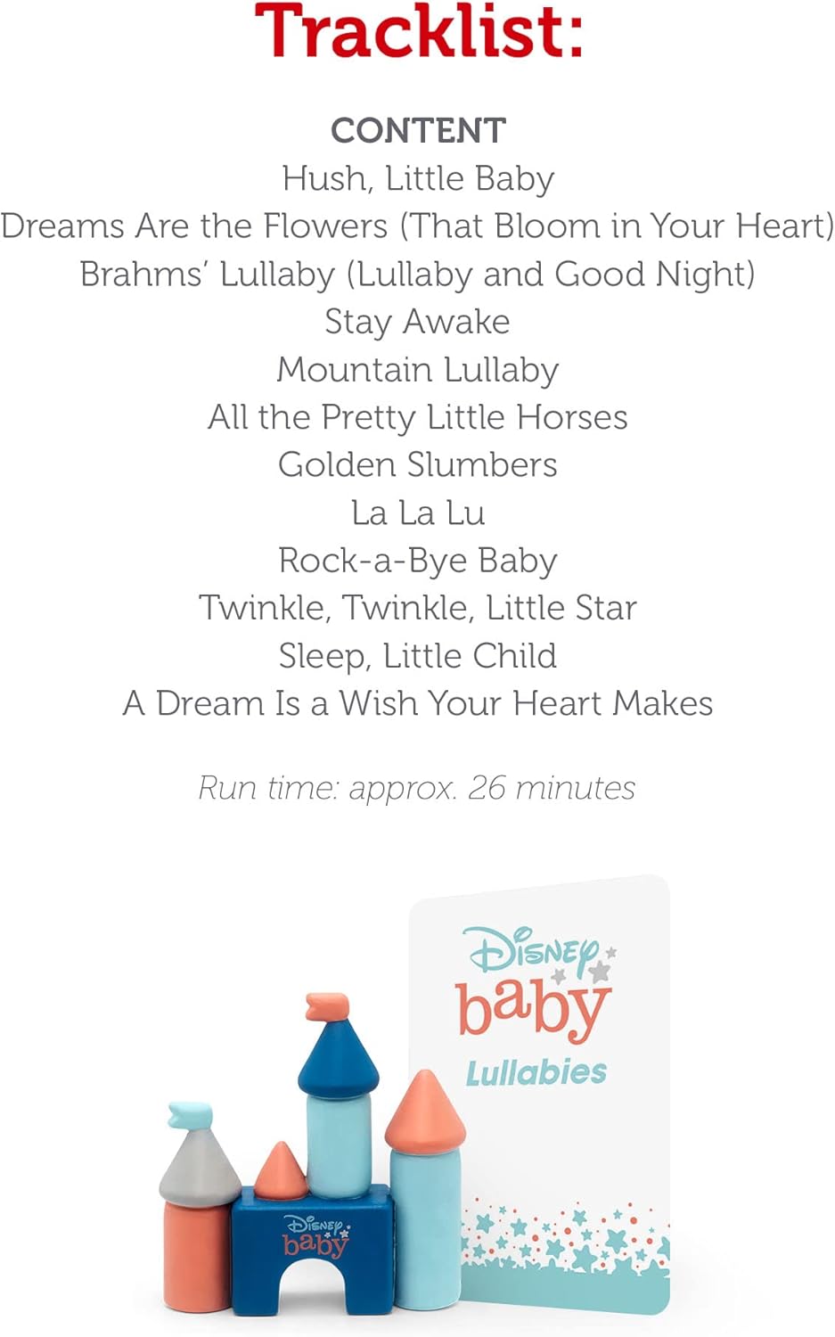 Disney Baby Lullabies Audio Play Character