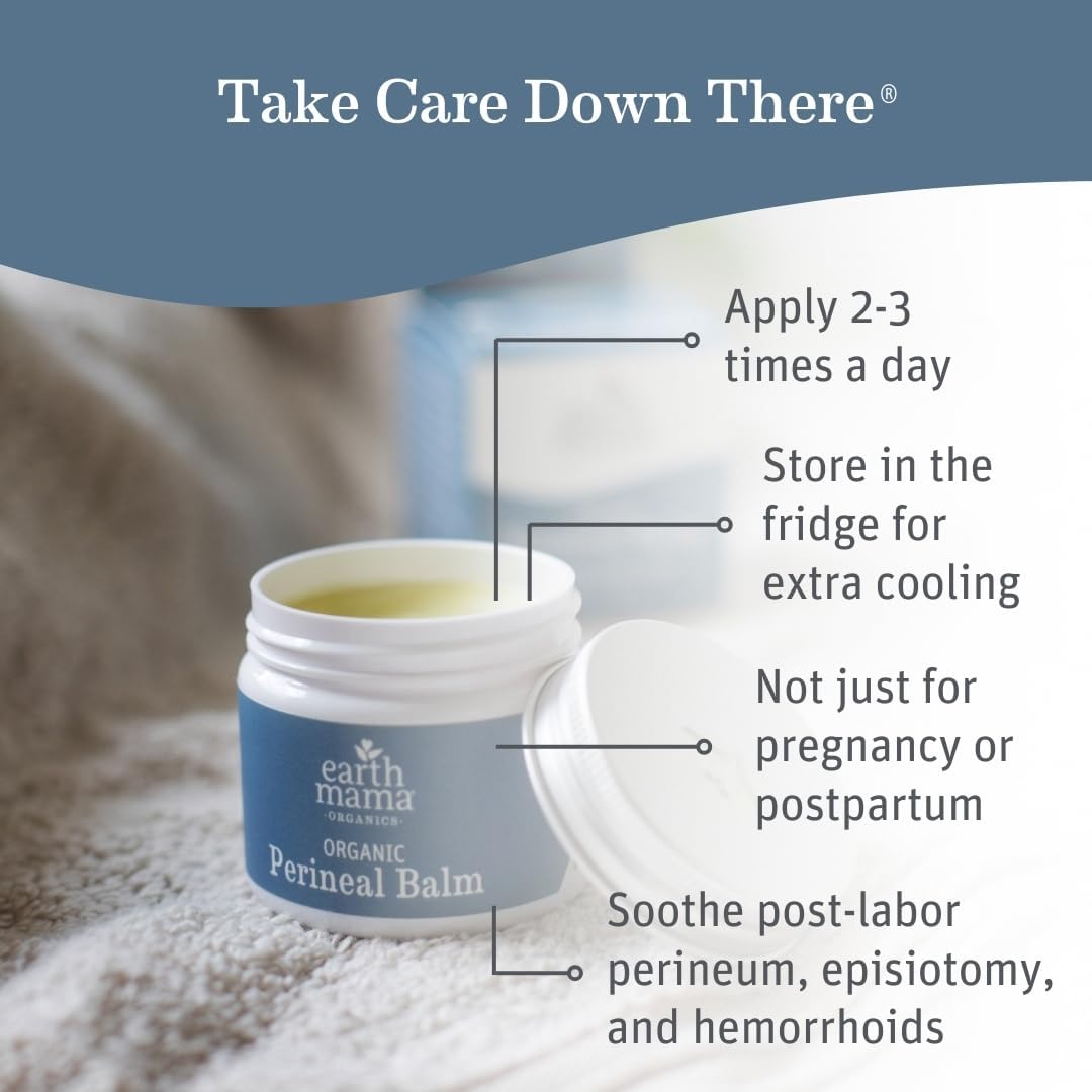 Postpartum Recovery Kit, Take Care down There® Trifecta with Organic Perineal Balm, Sitz Bath & Herbal Peri Spray, 3-Piece Set