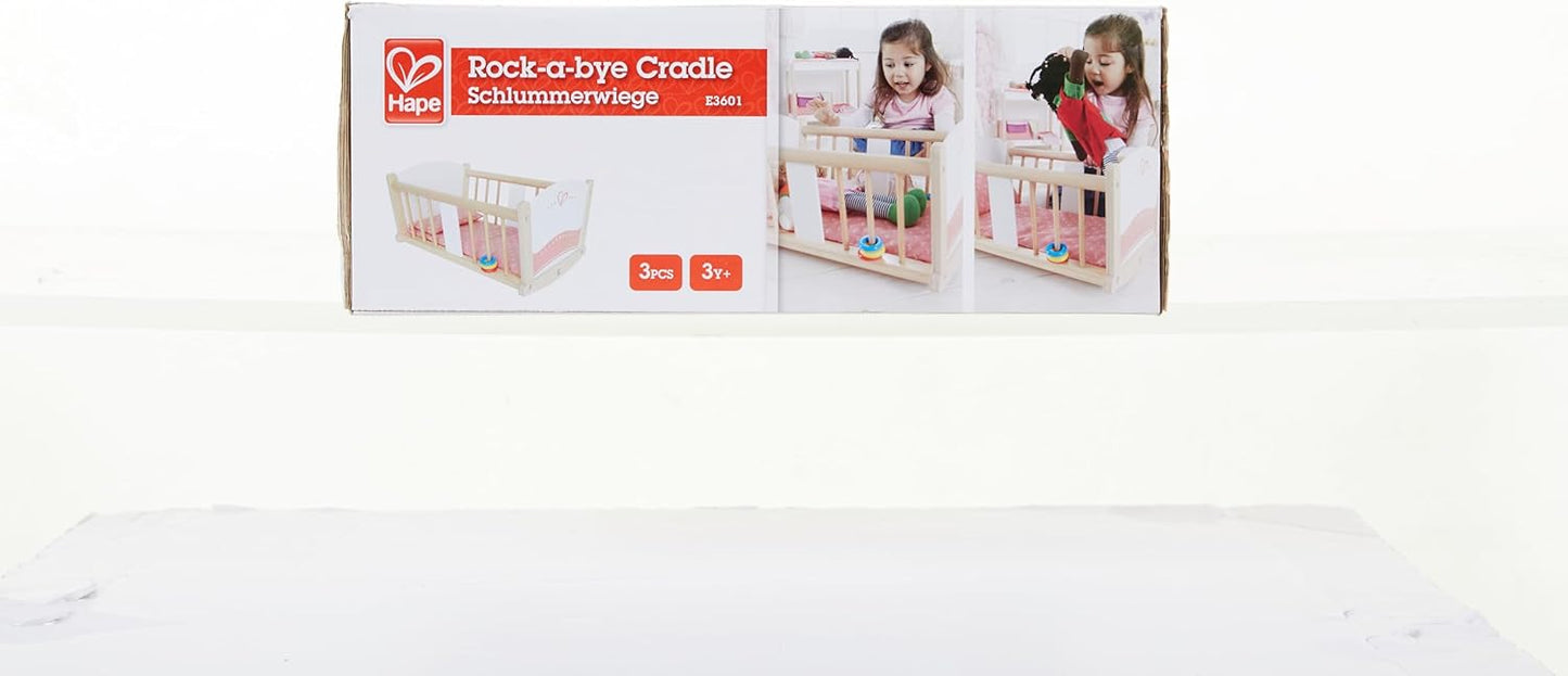 - Babydoll Wooden Rock-A-Bye Cradle