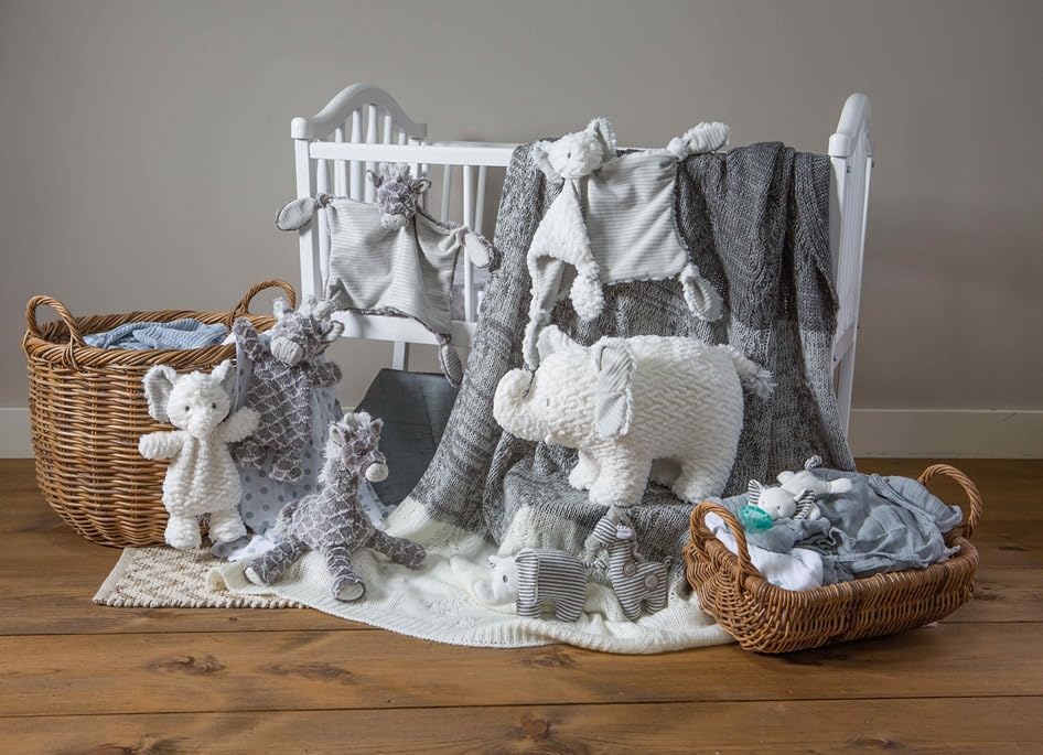 - Afrique - Lovey Plush and Soft Animal Toy - Elephant