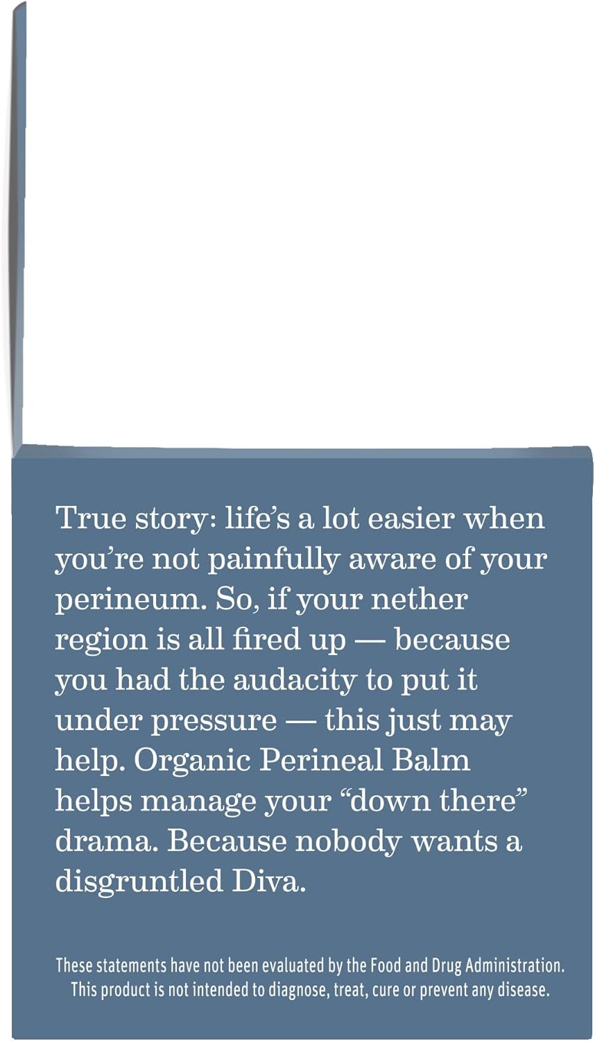 Organic Perineal Balm for Pregnancy and Postpartum, 2-Fluid Ounce