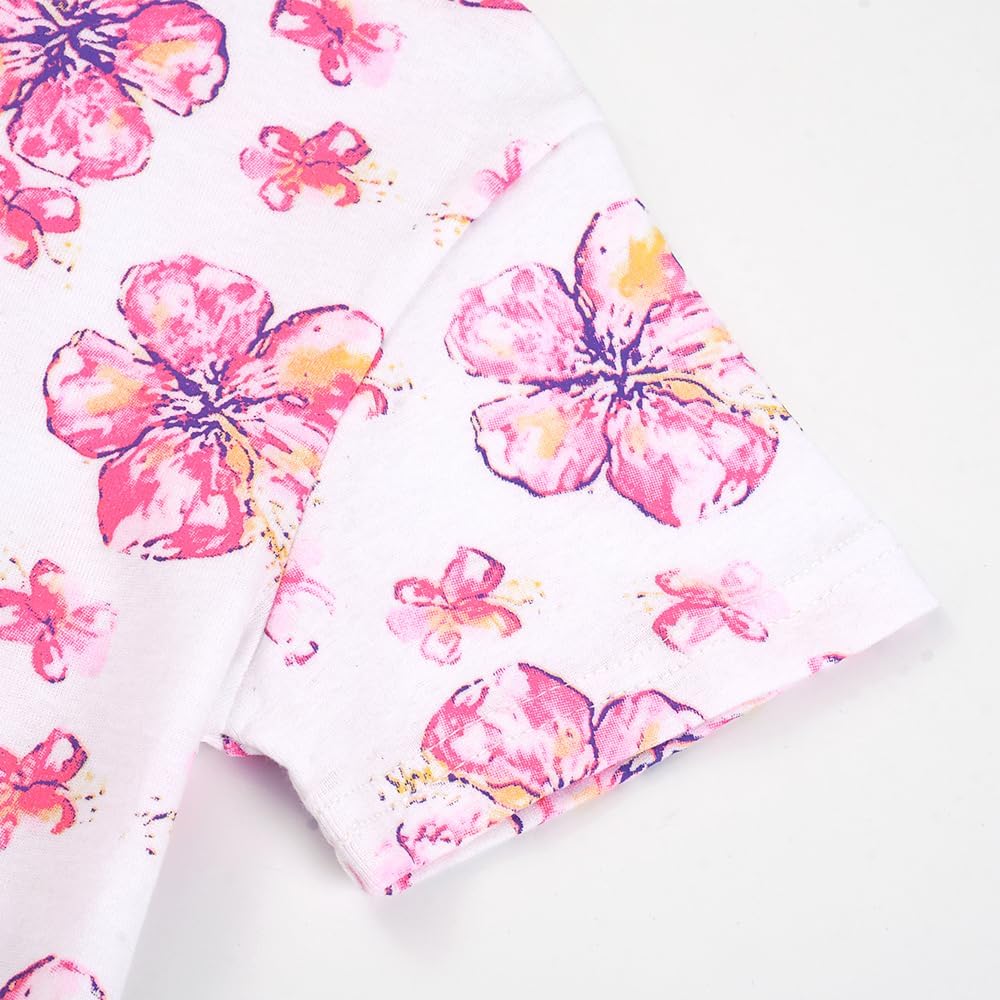 Pajamas Girls Toddler Kids Children'S Outfit Nightwear 100% Cotton Sets Children'S Sleepwear Short Sleeve Pjs