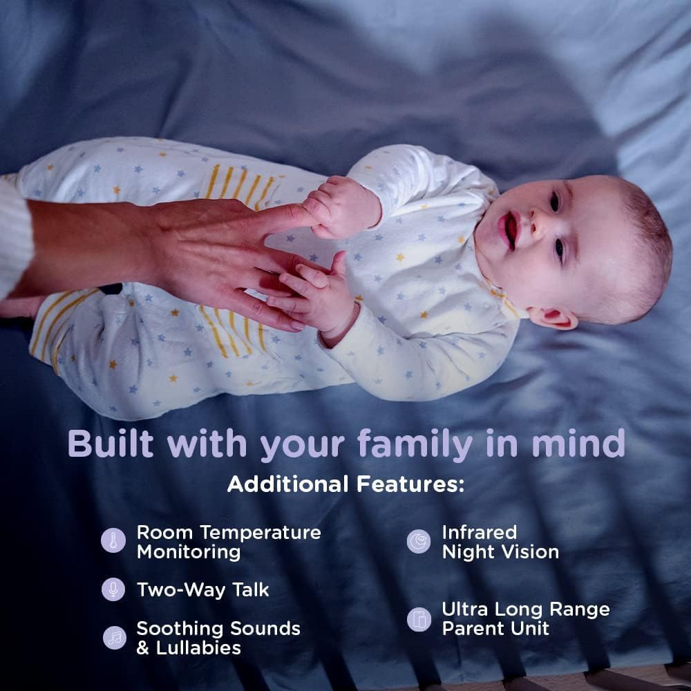 - Nursery View Pro - 5 In. Video Baby Monitor with Pan, Tilt and Zoom - HCNVPRO-CA