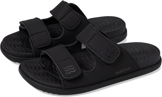 Kids Frankie Sugarlite Flat Sandals for Little Kid - Satin PU and EVA Upper, round Toe Design, Casual, and Comfortable
