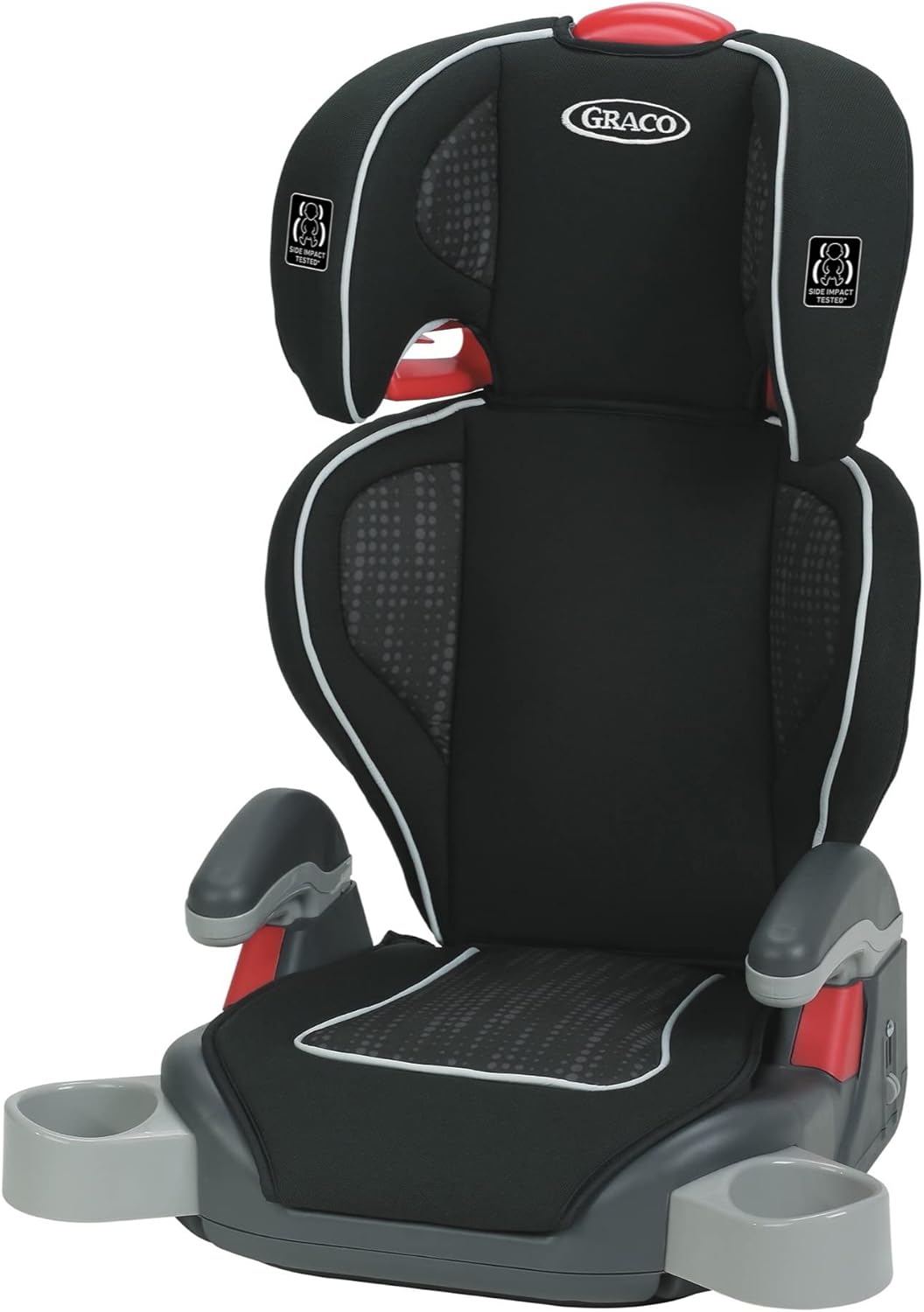 Turbobooster Highback Booster Seat, 2-In-1 Car Seat, Highback to Backless Booster, Lennon