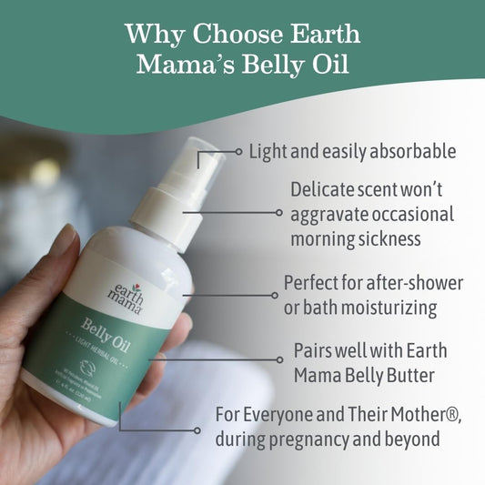 Angel Baby Natural Stretch Oil, 4-Ounce Bottle