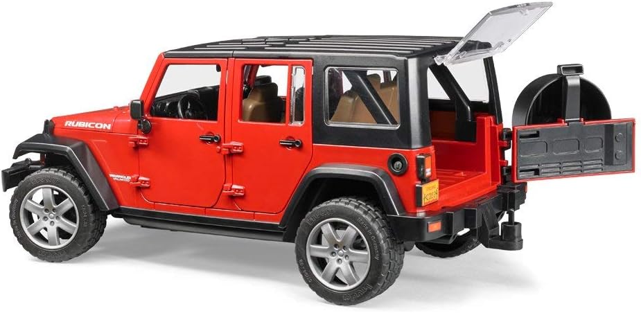 02525 Jeep Wrangler Unlimited Rubicon, Red