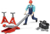 62100 Bworld Man with Repair Shop Accessories Vehicle Playsets