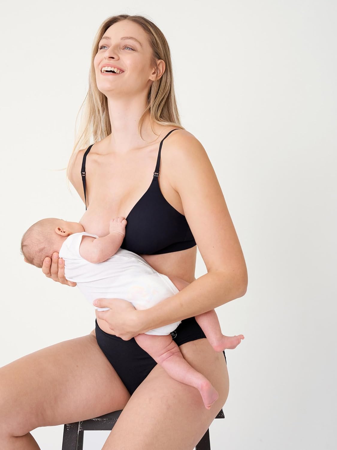 Women’S Inbarely Nursing Bras Wireless Bralette V Neck Seamless No Underwire Maternity Bra for Breastfeeding