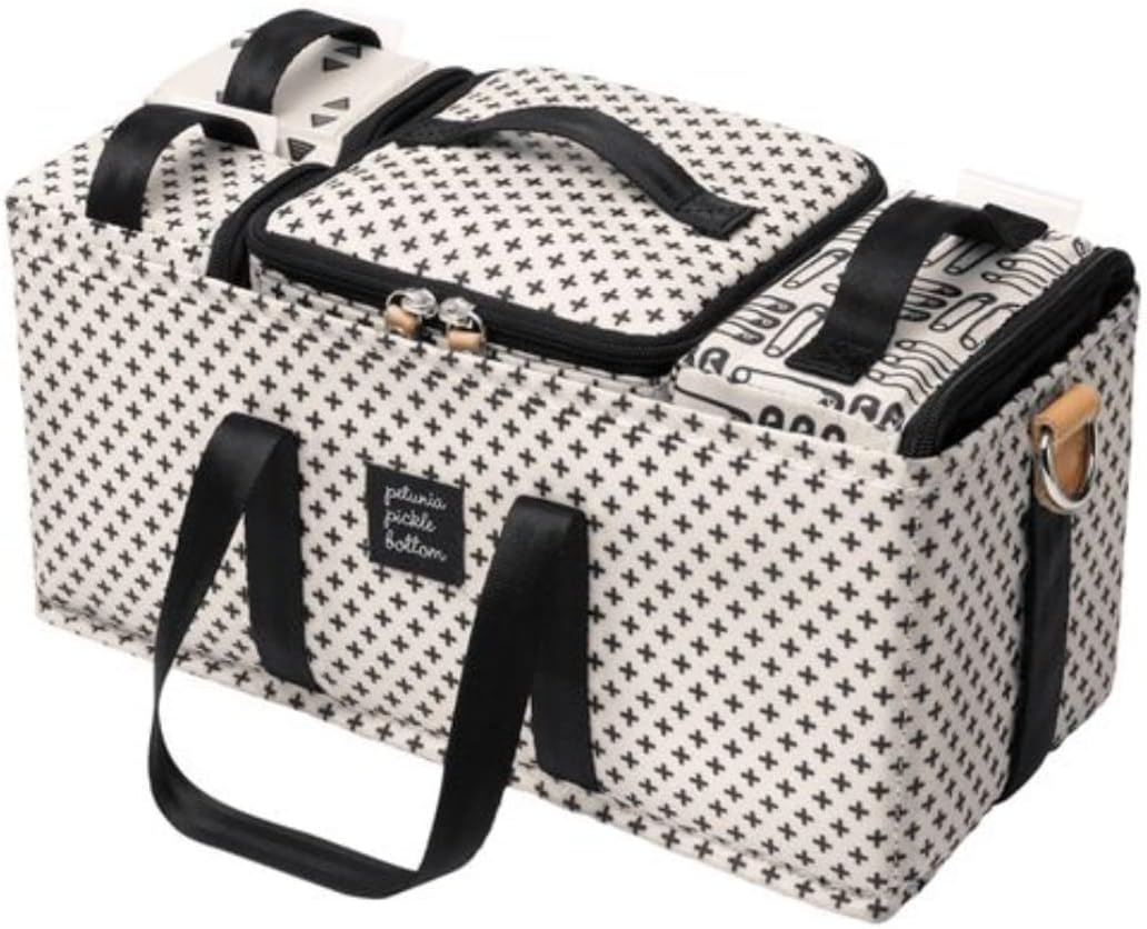 Diaper Caddy | 3-In-1 Caddy for Organization | Perfect Baby Caddy to Keep Everything Organized in Diaper Bag, Stroller, or Nursery | Machine Washable | Positive
