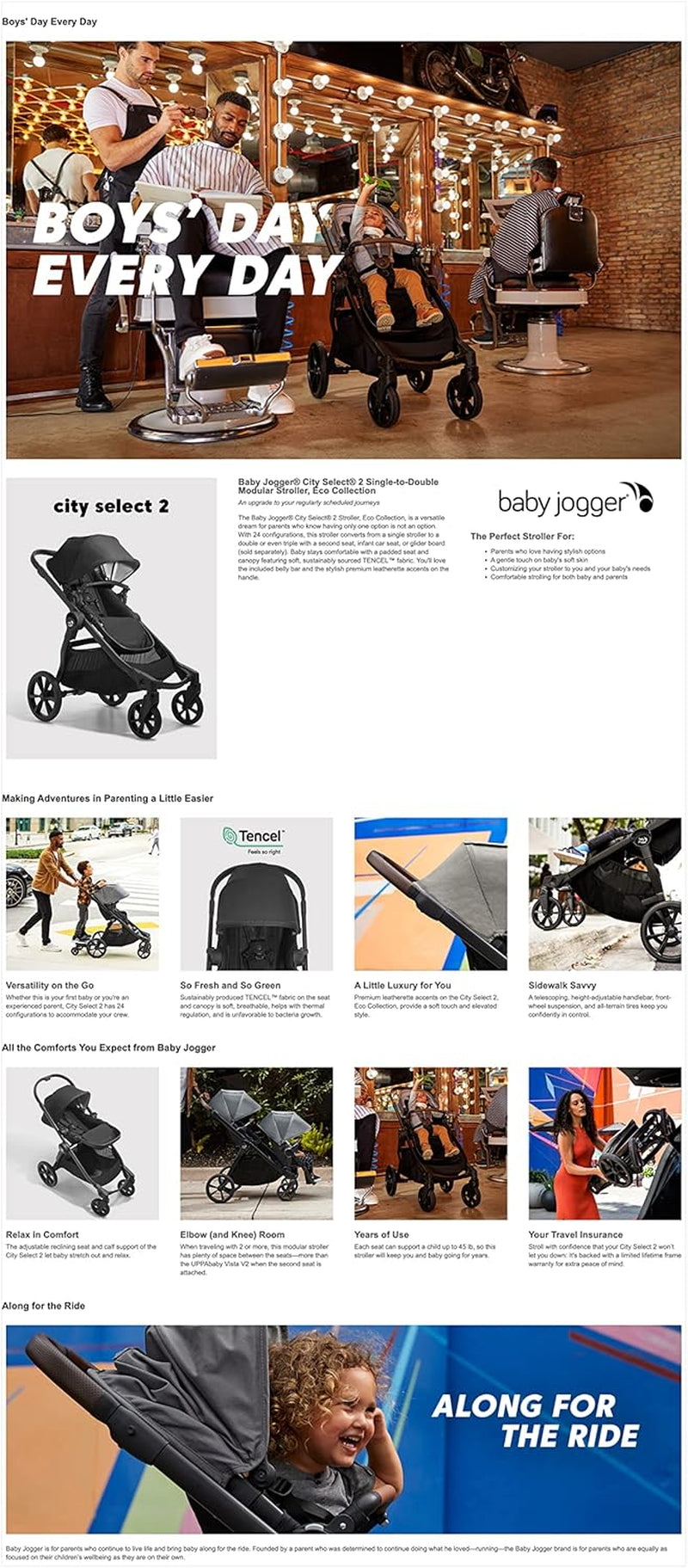 City Select2 Eco Stroller - Mulberry Burgundy