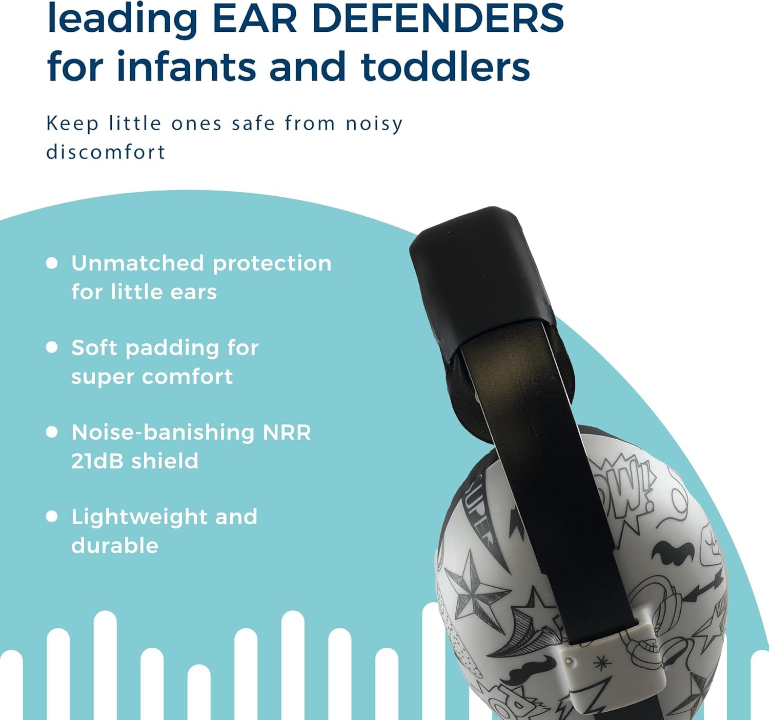 Baby Earmuffs 0+, Graffiti, Ba-Bzem039