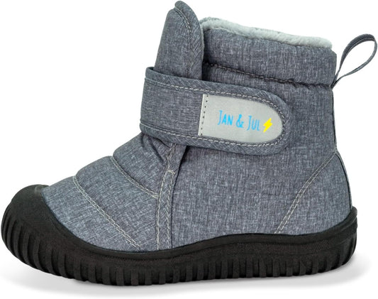 Water-Resistant Toasty-Dry Booties with Sherpa Lining for Toddlers