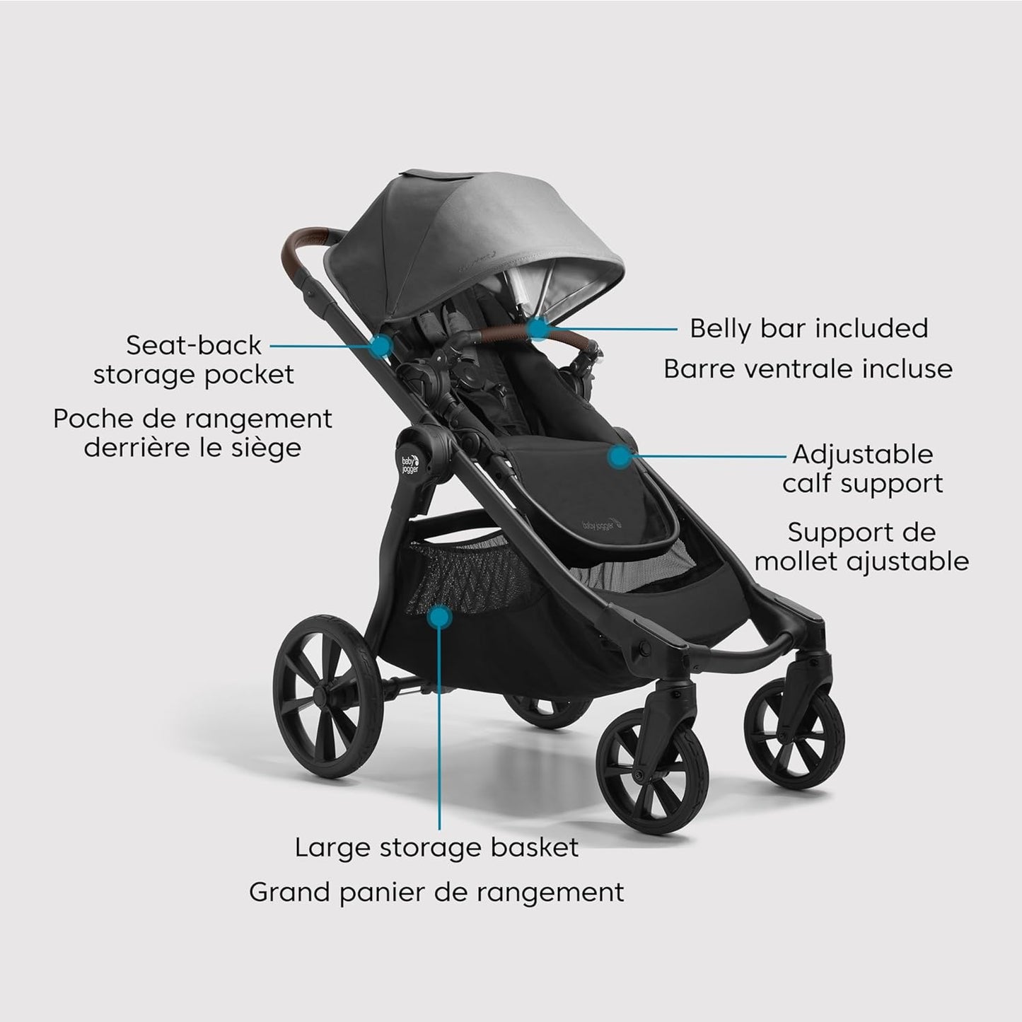 City Select 2 Stroller, Eco Collection, Harbour Grey