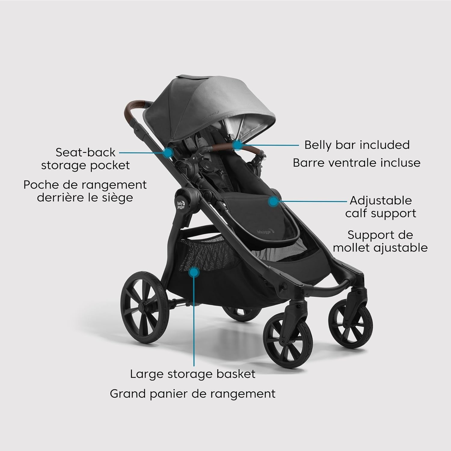City Select 2 Stroller, Eco Collection, Harbour Grey