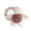1PC Baby Rattle Toys Cartoon Turtle Crochet Rattle Baby Wooden Teething Rings Children'S Montessori Toys Newborn Christmas Gifts