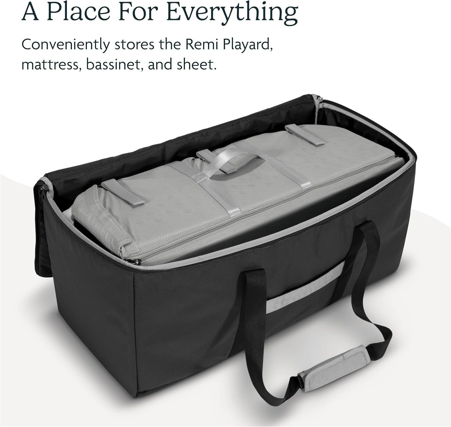 Travel Bag for Remi Playard - Fits Playard, Mattress, Bassinet and Sheet - Easy-Carry Handles + Durable Design with Travelsafe Protection