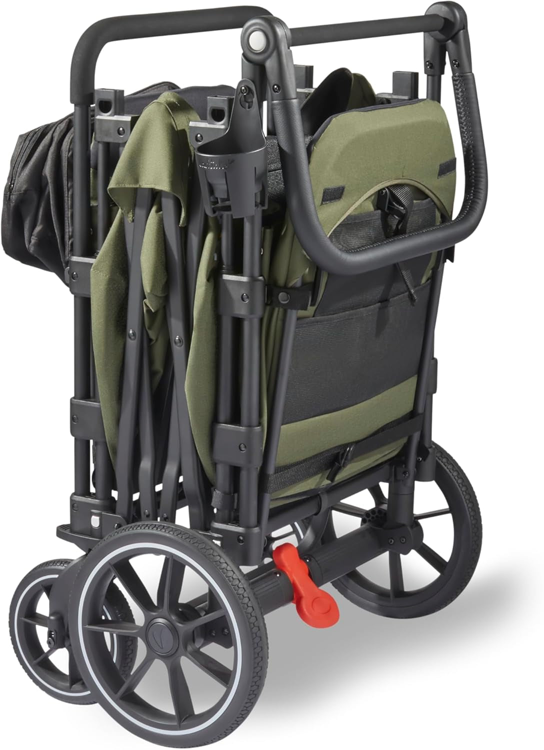 Caravan V3, Avalon Gray - Stroller/Wagon for Kids & Babies - Seats 2 Passengers or 200 Lbs. Total Weight Capacity. - Reclining Seats, Full-Coverage Sun Canopies, Height-Adjustable Handlebar