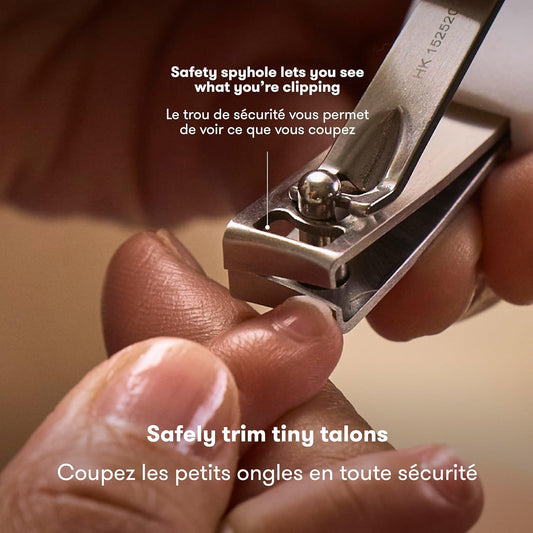 Nailfrida the Snipperclipper, Baby Nail Clipper, Infant Nail Clipper for Baby with Safety Spyhole, for Newborns and Up