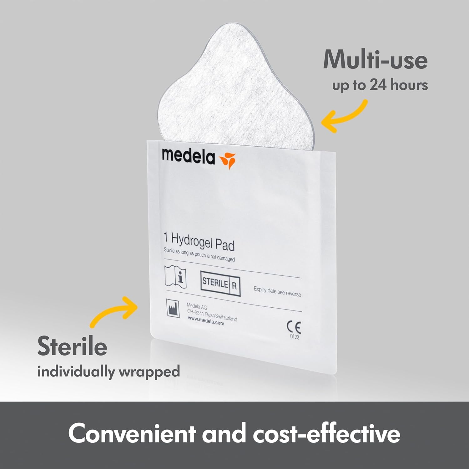 Hydrogel Pads | Pain Relief for Sore or Cracked Nipples | Breastfeeding Essentials