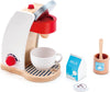 International International My Coffee Machine Wooden Play Kitchen Set with Accessories (White)