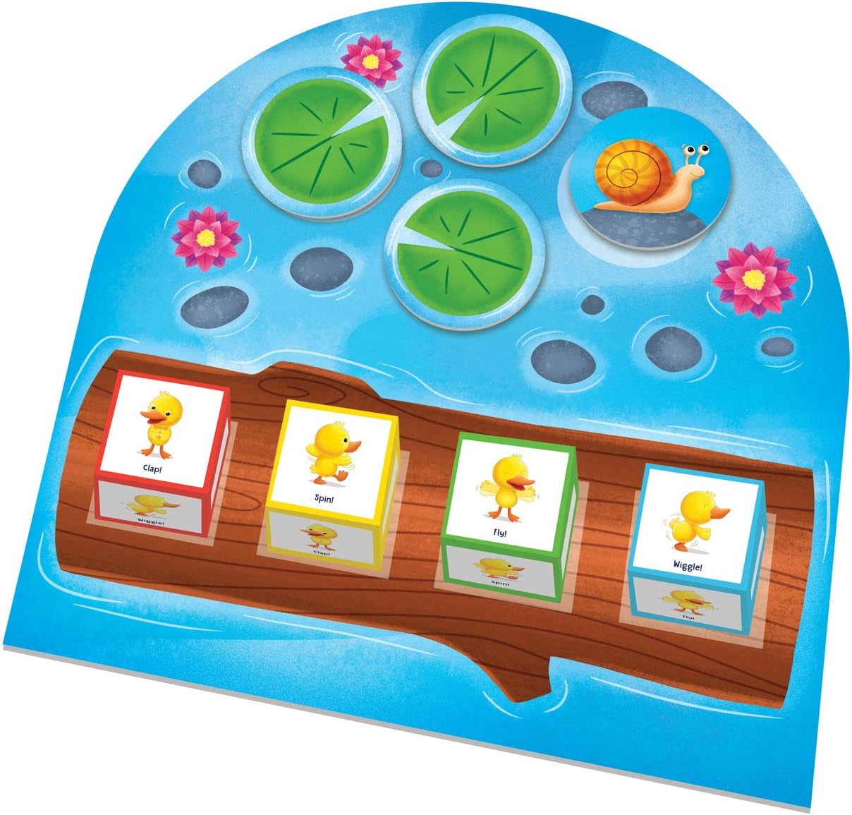 Games for Parents & Their 2-Year-Olds: Duck Duck Dance - Toddler & Preschool Board Game of Moving Your Body & following Directions