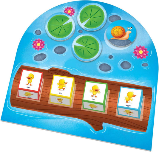Games for Parents & Their 2-Year-Olds: Duck Duck Dance - Toddler & Preschool Board Game of Moving Your Body & following Directions