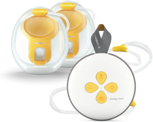 Swing Maxi Hands-Free Breast Pump | Easy, Intuitive, Ideal for on the Go Double Electric Hands Free Breast Pump