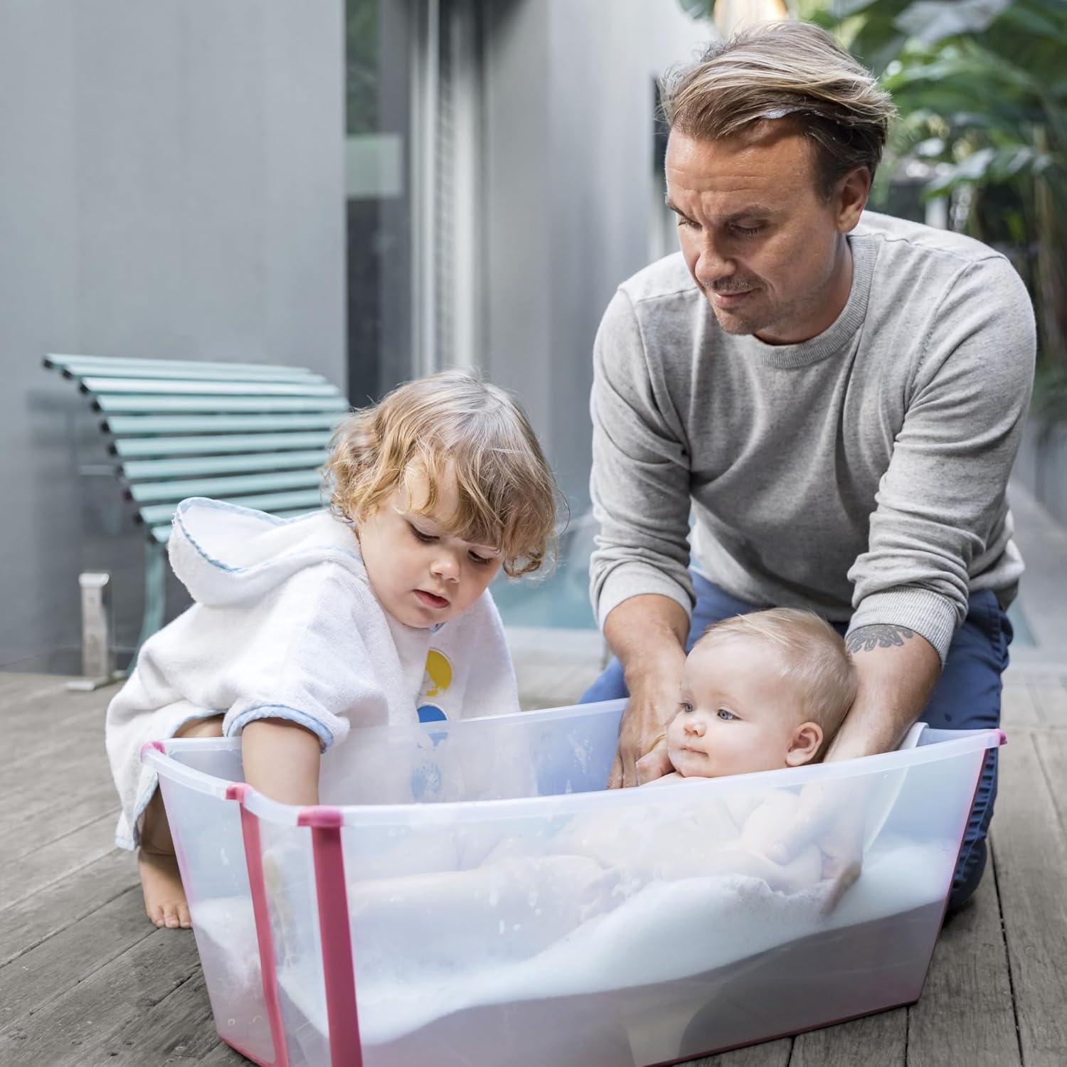 Flexi Bath Newborn Support, White - Made to Fit  Flexi Bath Foldable Baby Bathtub - Lightweight, Convenient, Comfortable & Safe - Best for Babies up to Eight Months or 17.6 Lbs