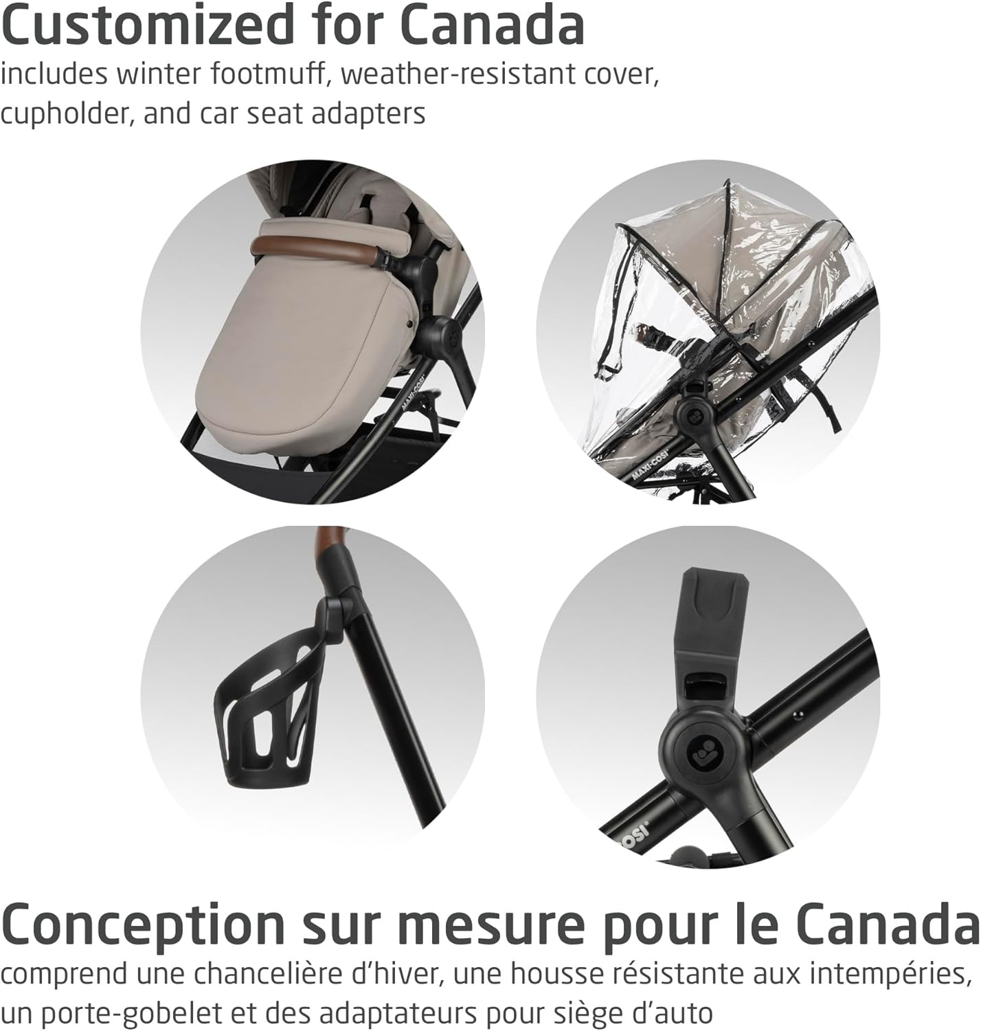 New Generation Zelia Luxe 5-In-1 Modular Travel System, Carriage Mode, Reversible Toddler Seat, Mico Infant Car Seat (Included), Enhanced All-Terrain Wheels, Use from Birth – New Hope Tan