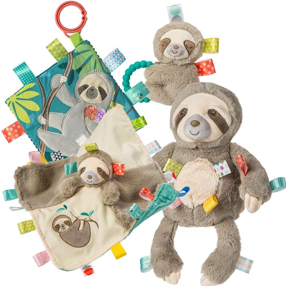 - Baby Infant Toddler - Taggies Rattle - Molasses Sloth - Sensory Toy 5''