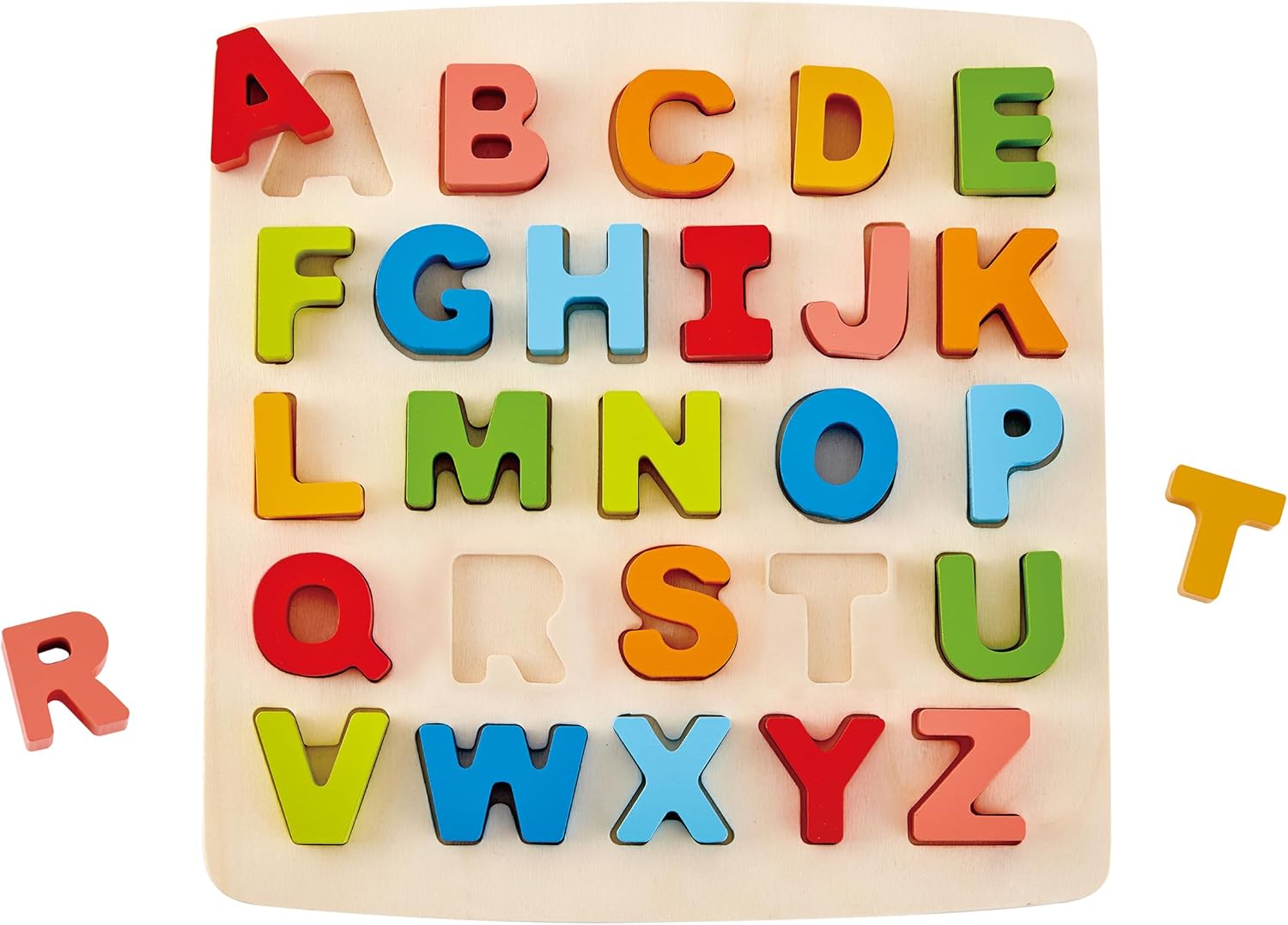 Chunky Alphabet Puzzle Game, Multicolor, 5'' X 2''