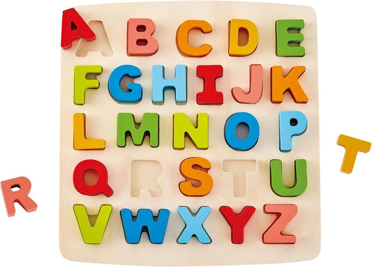 Chunky Alphabet Puzzle Game, Multicolor, 5'' X 2''