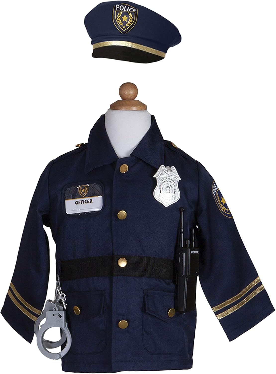 81485, Police Officer Set Includes 5 Accessories, US Size 5-6