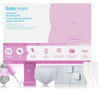Frida Mom C-Section Recovery Must Have Kit for Labor, Delivery, & Postpartum, Socks, Peri Bottle, Disposable Underwear, Abdominal Support Binder, Shower Wipes, Silicone Scar Patches, & Toiletry Bag