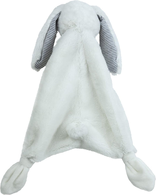 - Silky Bunny Lovey Plush Toy Animal - White 13"