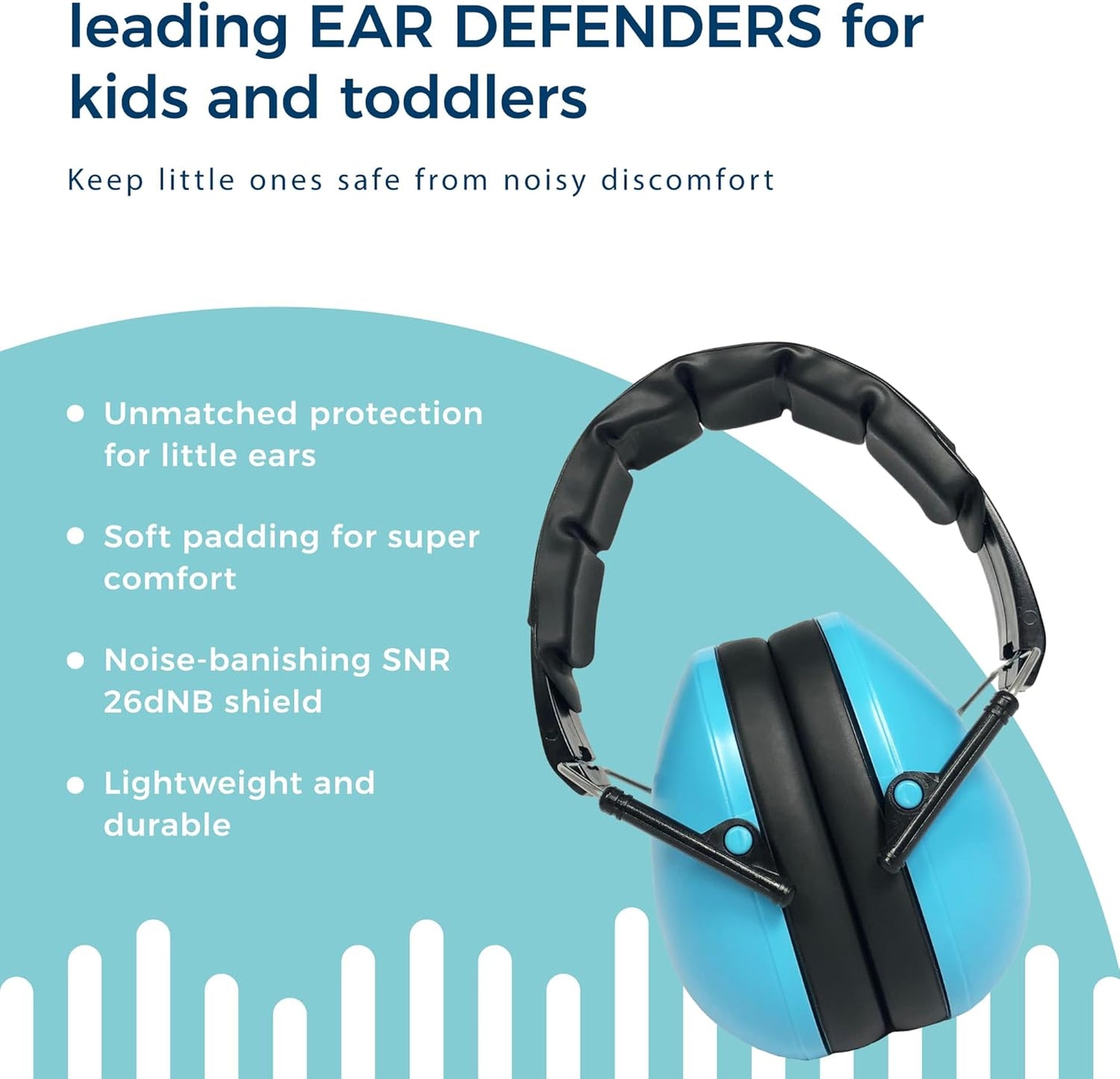 Baby  Earmuffs Kids Hearing Protection - Ages 2+ Years - the BEST EARMUFFS for KIDS - Industry Leading Noise Reduction Rating - Soft & Comfortable - Kids Ear Protection