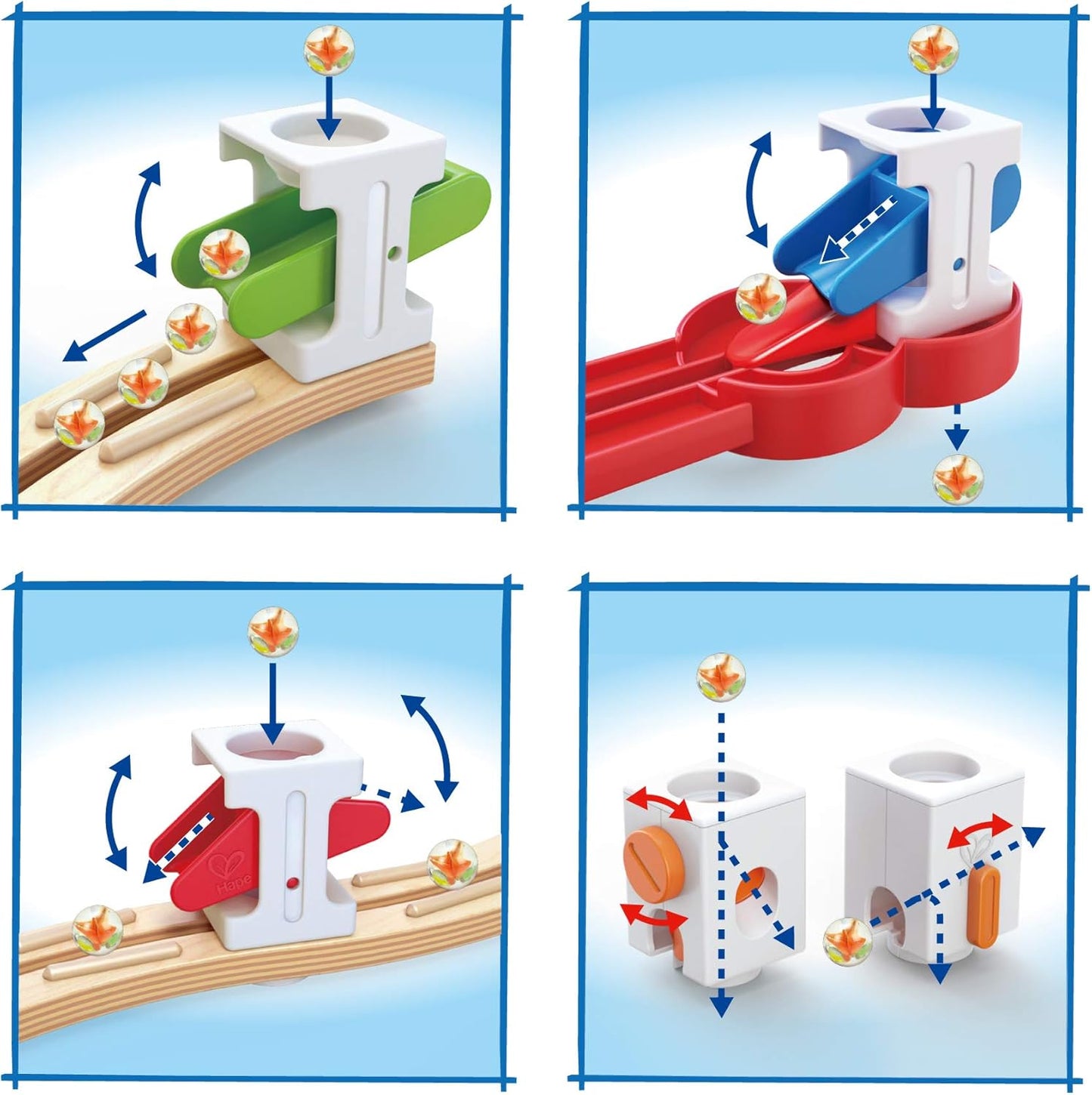 Marble Run Blocks, Super Spirals, Building Blocks Set, Model:E6024