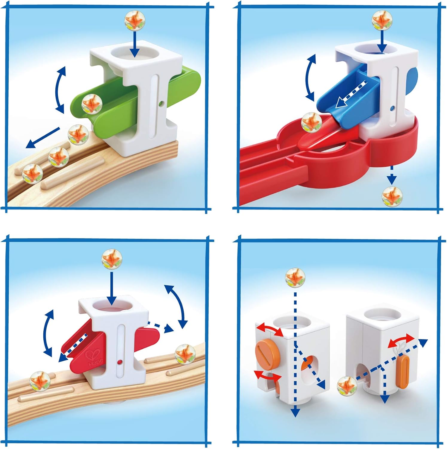 Marble Run Blocks, Super Spirals, Building Blocks Set, Model:E6024